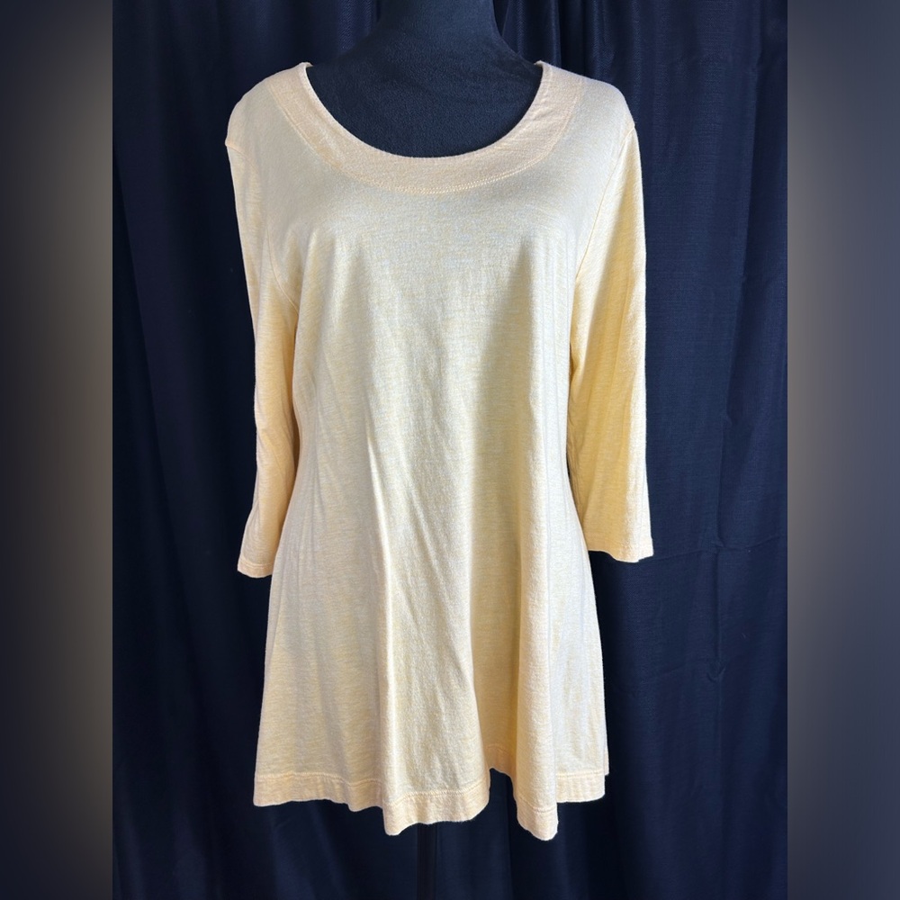 Peruvian Connection Avignon Pima-Modal Blend Tunic Size Large o14